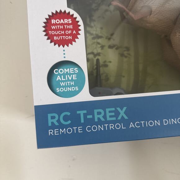 Discovery Kids Remote Radio Control RC T-REX Dinosaur With Roaring Sounds NEW - Picture 3 of 6